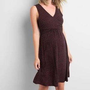 Gap Maternity Nursing Crossover Dress L NWOT v53